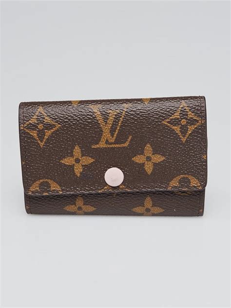 Louis Vuitton Rose Ballerine Monogram Canvas Multicles 6 Key .